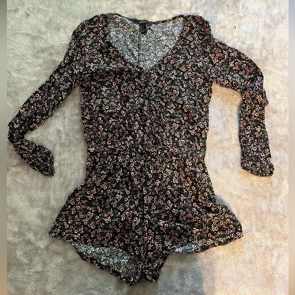 Forever 21 Long-Sleeve Romper